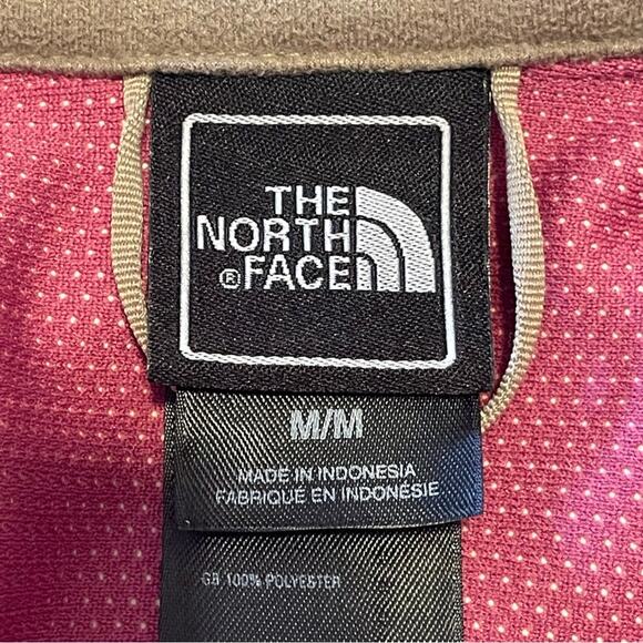 North Face Windwall Light Ivory Full Zip Fleece Mefium - Picture 6 of 9